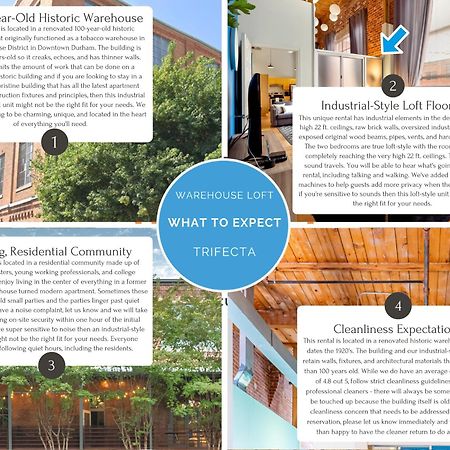 Trifecta Historic Brick 2Br Getaway Superhost Apartment Durham Exterior foto
