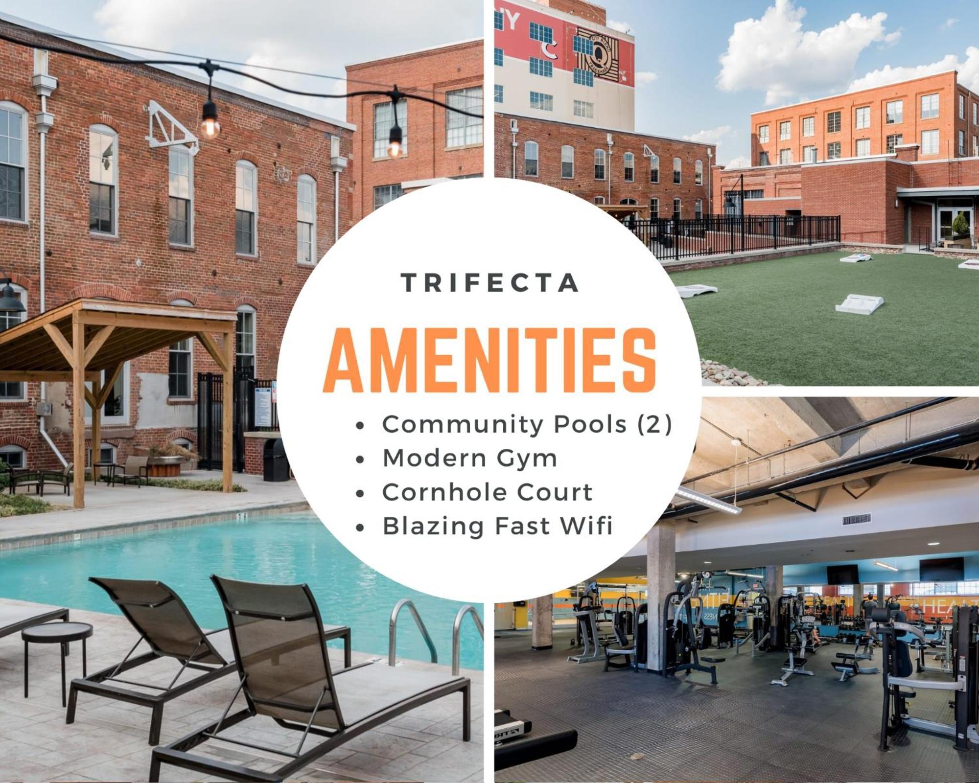 Trifecta Historic Brick 2Br Getaway Superhost Apartment Durham Exterior foto